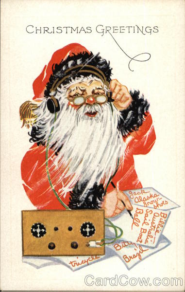 Christmas Greetings Santa Claus