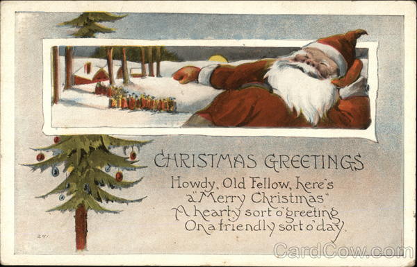 Christmas Greetings Santa Claus