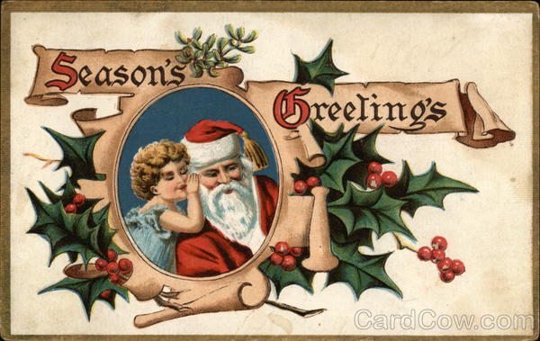 Season's Greetings Santa Claus