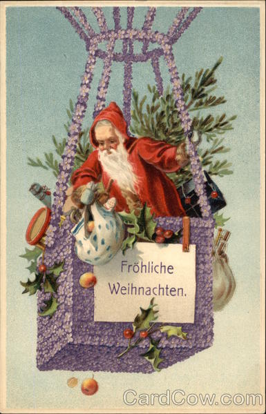 Fröhliche Weihnachten. (Merry Christmas.) Santa Claus
