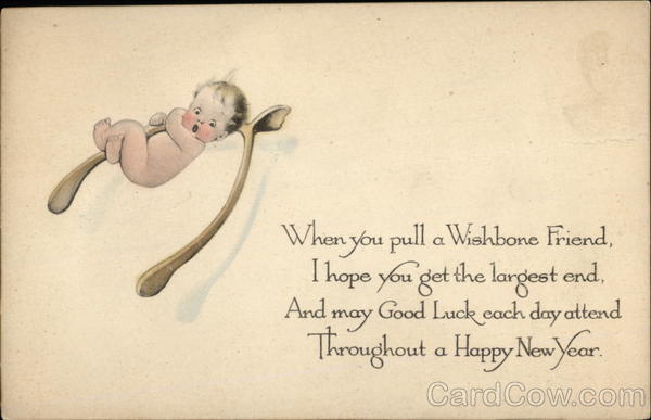 Good Luck throughout a Happy New Year Angels & Cherubs