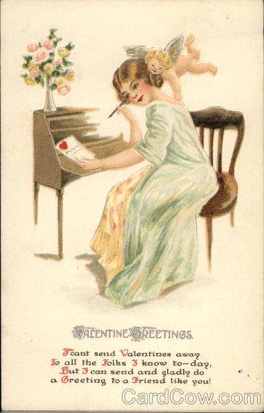 Valentine Greetings Cupid