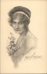 A Merry Christmas Postcard Postcard