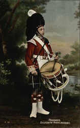 Drummer, Seaforth Highlanders Postcard