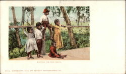 Waiting for the Circus Postcard