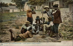 Crap at Coonville Black Americana Postcard Postcard