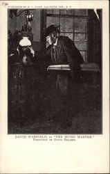 David Warfield in "The Music Master" Actors Postcard Postcard