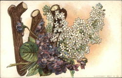 Letter "W" with Flowers Letter "W" with Flowers