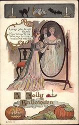A Jolly Halloween Postcard