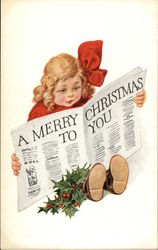 A Merry Christmas to You Postcard