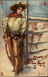 The Queen of Bar Tee Ranch Postcard