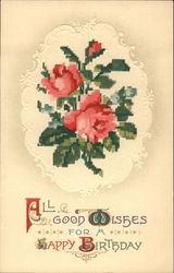 All Good Wishes for a Happy Birthday Postcard