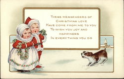 Messengers of Christmas Love Postcard