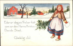 Glaedelig Jul (Merry Christmas) Postcard