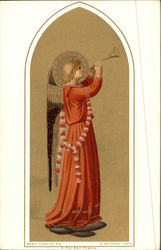 Angel in Orange Angels Postcard Postcard