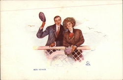 Bon Voyage Postcard