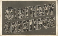 Birthday Greetings Postcard
