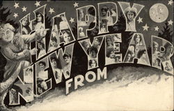 Happy New Year Postcard