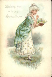 Wishing you a Happy Christmas Postcard