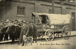 Ezra Meeker - On the Street Terre Haute, IN Postcard Postcard