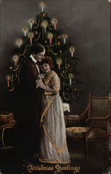 Christmas Greetings Postcard