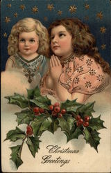 Christmas Greetings Postcard