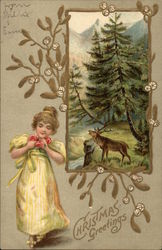 Christmas Greetings Postcard