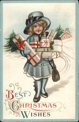 Best Christmas Wishes Postcard