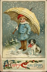 A Happy Christmas Postcard