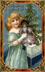 Christmas Greetings Postcard