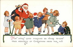 May Memories of Christmas Abide for Aye Postcard