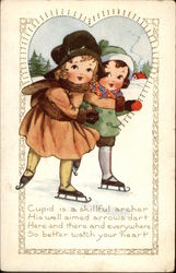 Cupid is a Skillful Archer - Better Watch Your Heart Postcard