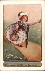 Thursday's Child has far to go Postcard