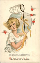 St. Valentine Children Postcard Postcard