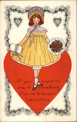 If You want to Start Something, Ask Me to be Your Valentine Postcard