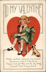 To My Valentine Postcard