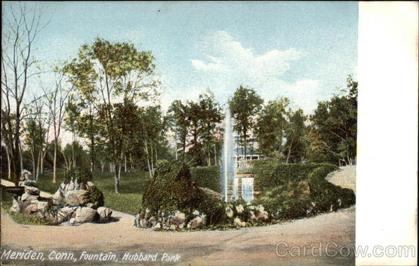 Hubbard Park - Fountain Meriden Connecticut