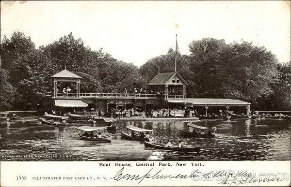 Boat House, Central Park New York