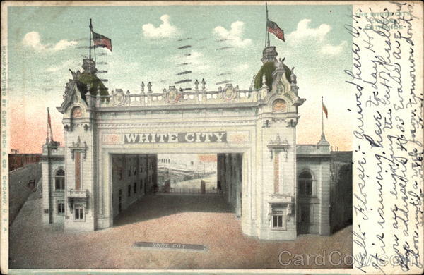 The White City, Front Entrance Chicago Illinois