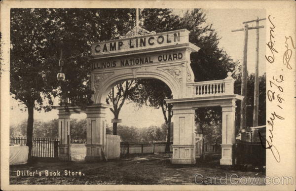 Camp Lincoln National Guard Entrance Springfield Illinois