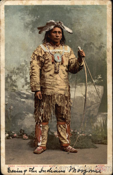 Wabinosa Ojibwa Brave Native Americana