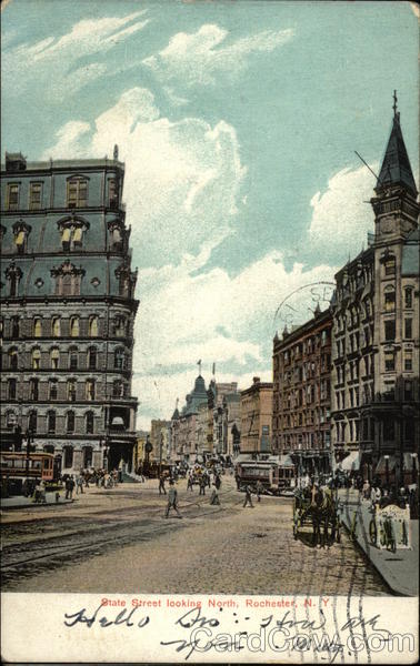 State Street Looking North Rochester New York