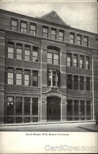 Jacob Sleeper Hall at Boston University Massachusetts