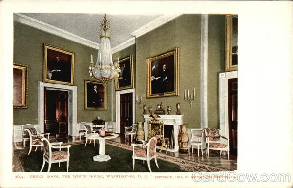 Green Room at The White House Washington District of Columbia