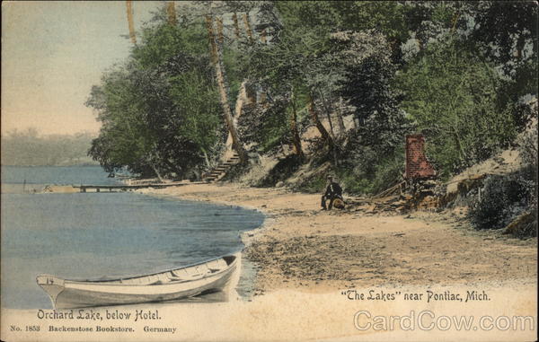 The Lakes - Orchard Lake, below Hotel Pontiac Michigan