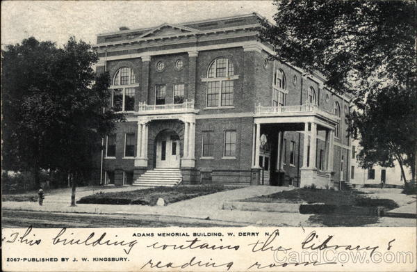 Adams Memorial Building Derry New Hampshire