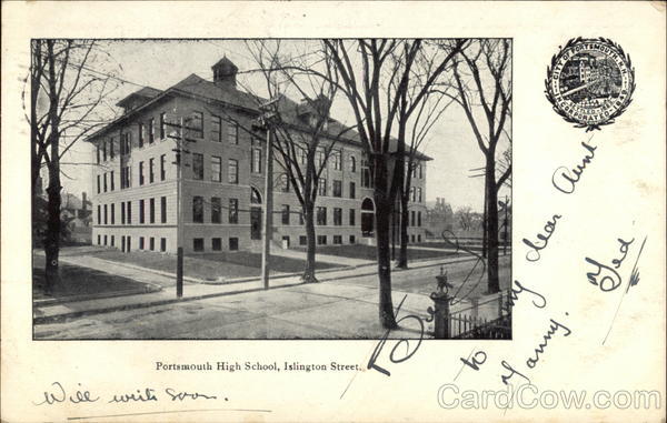 Portsmouth High School on Islington Street New Hampshire