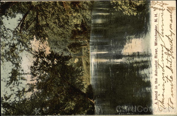 A Bend in the Ashuelot River Winchester New Hampshire