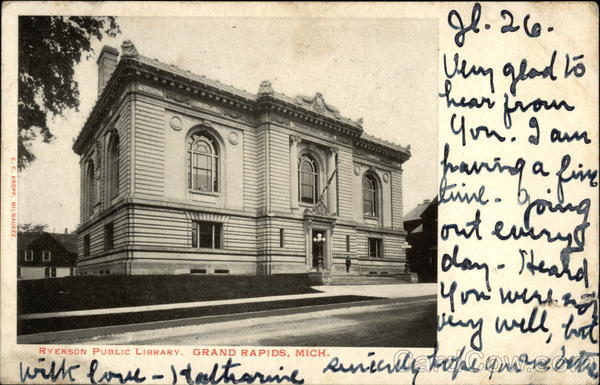 Ryerson Public Library Grand Rapids Michigan