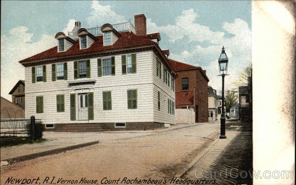 Vernon House, Count Rochambeau's Headquarters Newport Rhode Island